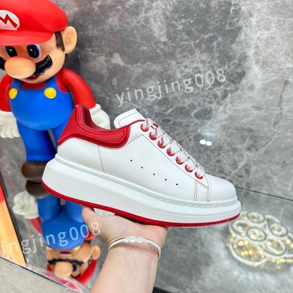 

2023 new sneakers calfskin leather style casual shoes sports shoe designer sneaker shoes letters size 35-46 xinshidai230401, Black