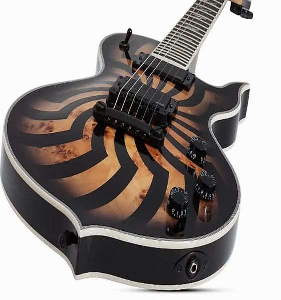 

custom wylde odin grail charcoal burst buzzsaw electric guitar accept oem4738267