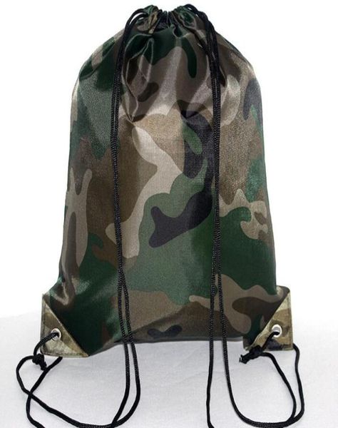 

large camouflage drawstring bags 210d waterproof packaging drawstring backpack camo gym bag school sport outdoor shoe bag9482539