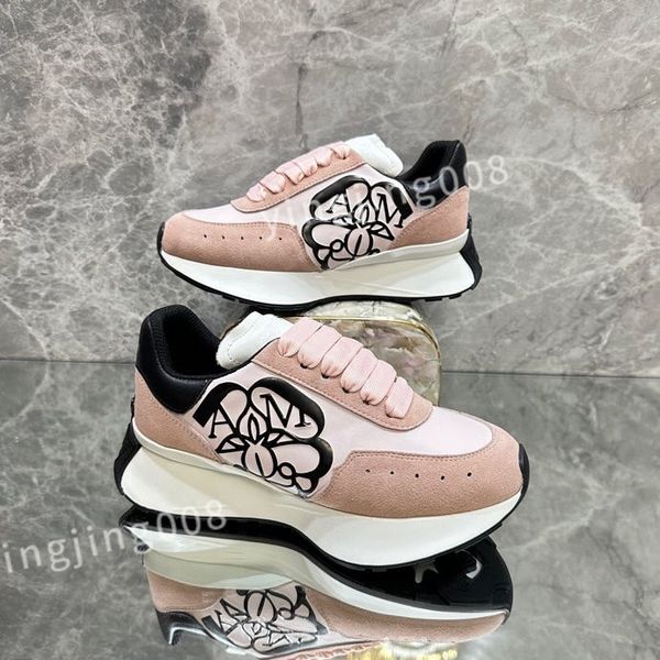 

new men women casual shoe canvas sneaker platform triple lace up canva fashion chaussure size 35-46 xinshidai230404, Black