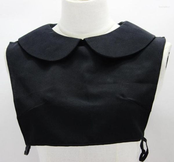 

bow ties sitonjwly white black womens doll lapel false fake collar detachable half shirt sweater dress autumn summer collars1367550, Black;gray