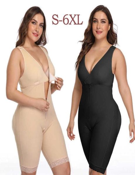 

women slimming shapewear plus size full body shaper waist trainer corset seamless butt lifter faja moldeadora binder7734369