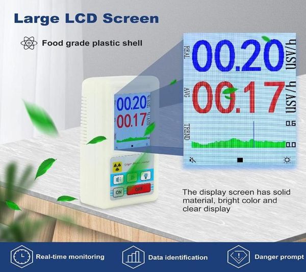 

metal detectors promotion geiger counter nuclear radiation detector beta gamma xray tester radioactive dosimeter monitor digital 8020801