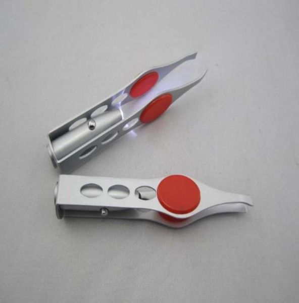 

led eyebrow tweezer mini light eyelash removal tweezer clip make up beauty tool7011618