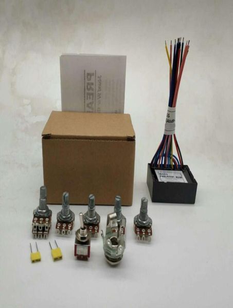 

deluxe electric bass active b3b preamp wiring harness bass guitar parts 079449