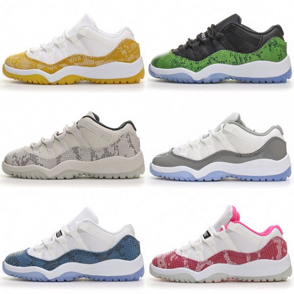 

jumpman 11 navy blue kids basketball shoes cherry red and white cement grey 11s low yellow snakeskin space jam 45 concord cool grey infants, Black