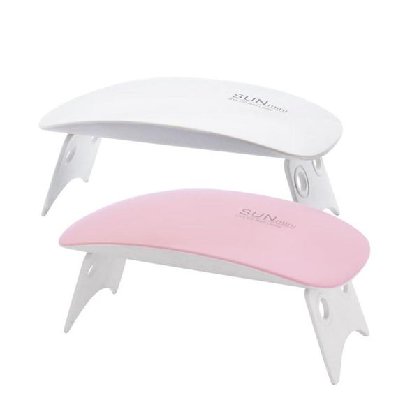 

6w mini nail lamp pink white nail dryer machine uv led lamp portable micro usb cable home use drying lamp for gel varnish7730681
