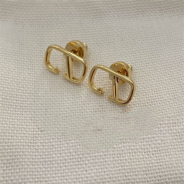 

designer charm earring v logo fashion hoop jewelry stud earing women luxury crystal pearl earring jeweler gifts lnv, Golden