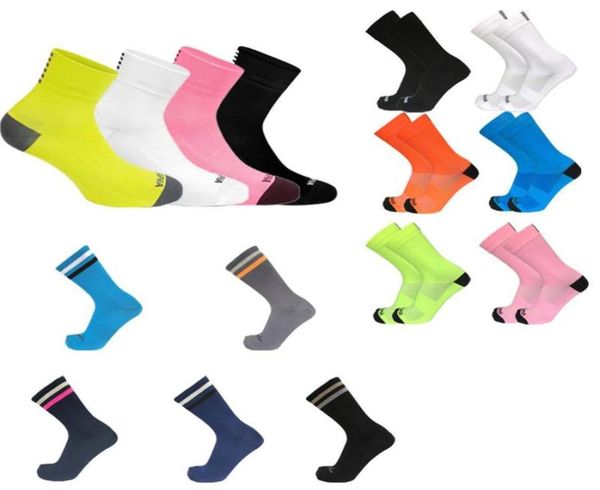 

sports socks 3 style professional brand cycling men women breathable road bike competition compression running7462420, Black