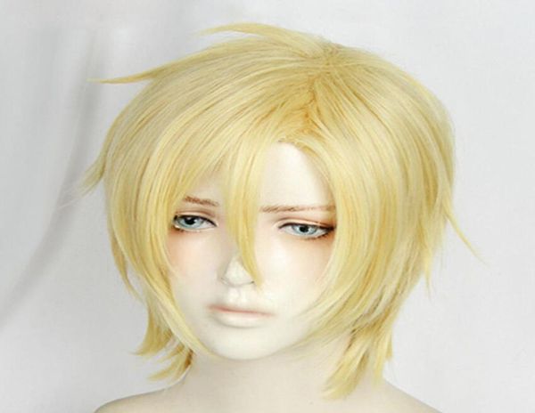 

anime banana fish ash lynx wig heat resistant cosplay hair wigs2362548, Black;brown