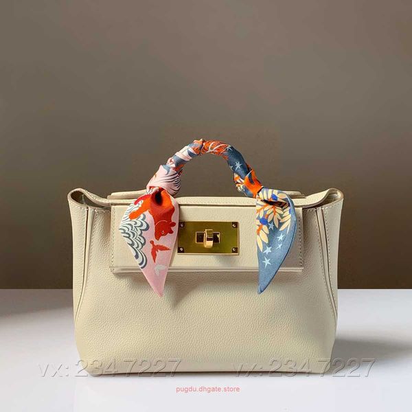 

original h home tote bags wholesale 2424mini milk shake white leather handmade handbag taifoo world with real logo