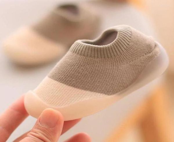 

first walkers baby socks shoes infant color matching cute kids boys doll soft soled child floor sneaker toddler girls8357737