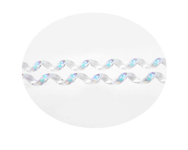 

big size 55cm hair scrunchie ab white telephone wire elastic rope ring spiral rubber band hairband q qylqtv9082968