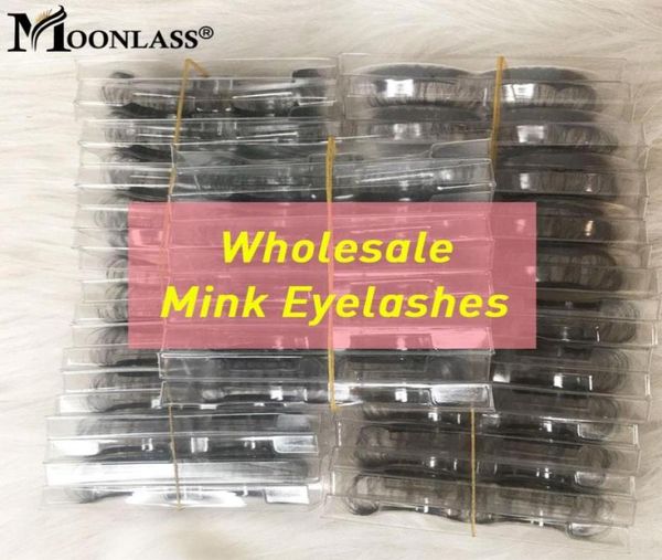 

20 pairs moonlass 25mm lashes bulk make up soft mink eyelashes whole dramatic 3d mink lashes luxury false lashes8286523