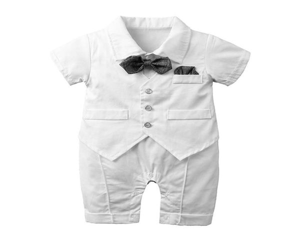 

newborn rompers cotton lapel collar short sleeve romper baby infant boy designer clothes toddler rompers for 024 month 83 y24306089, Blue