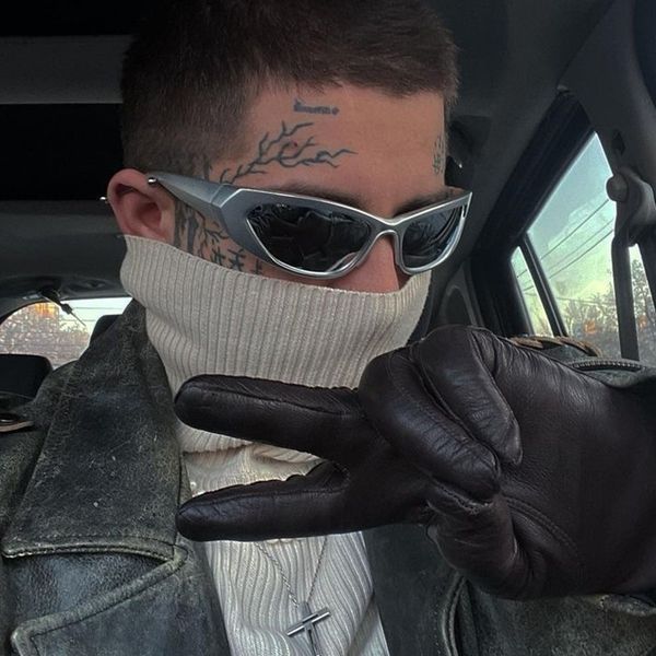 

sunglasses frames steampunk fashion goggle women 2023 female men punk sun glasses vintage shades eyewear lady rideing eyeglasses uv400 23062, Silver