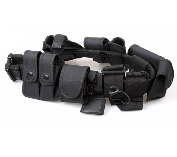 

tactical enforcement duty belt security utility web belt waistband6992842, Black;green