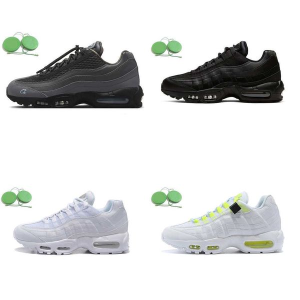 

95s men women running 95 shoes sneaker triple black white aegean storm sequoia pink beam obsidian neon laser fuchsia greedy 3.0 midnight nav, White;red