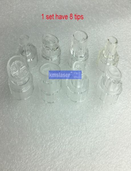 

hydra peeling tips for the hydrodermabrasion hydra facial machine1 set have 8pcs different size tips7608056