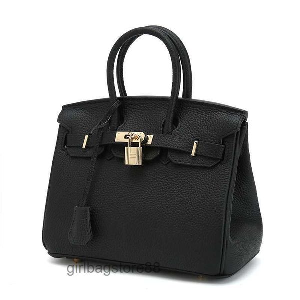 

pattern tote layer designer lady lychee 2023 bag cowhide bags birkins head fashion leather women's single shoulder messenger handbag km