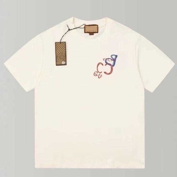 

high-quality mens t shirt 23ss new joint tee shirt designer t shirt men women print short sleeved summer loose oversized t-shirt, White;black