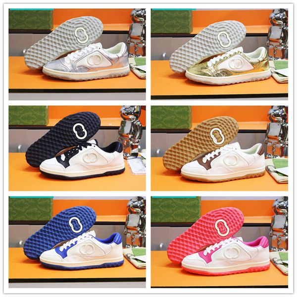 

designer sneakers mac80 casual shoes retro men shoes make old dirty white round toe sneaker embroidered women low flat sneaker 36-45, Black