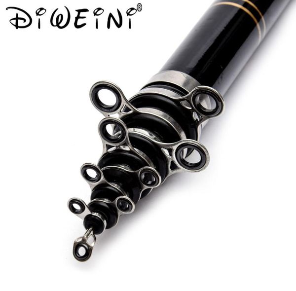 

black 21m 24m 27m 30m 36m 45m 54m 63m fiberglass fiber telescopic fishing rod spinning sea rod rock fishing rod3551278