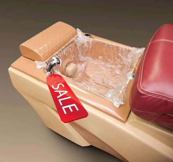 

clear disposable plastic massage spa liners covers for foot pedicure chairs nail salon supply2280376, Silver
