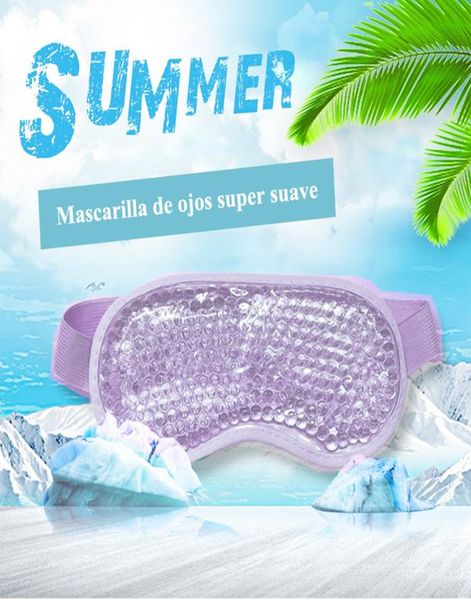

2020 gel eye mask adjustable strap for cold therapy soothing relaxing beauty gel eye mask sleeping ice goggles sleeping mask6758003