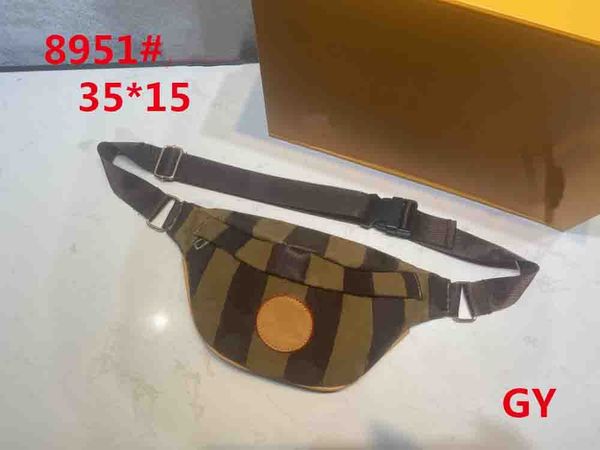 

leather retro men's waist bag color matching crossbody chest bag design handbag women's wallet shoulder bag