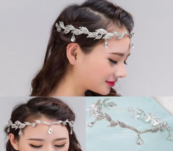 

the bride frontlet diamond wedding tiara crown diamond pendant eyebrows bride jewelry4209626, Silver
