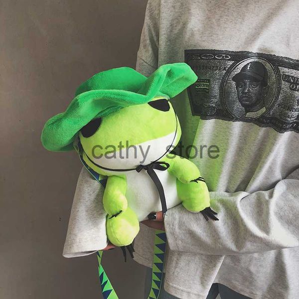 

backpacks children schoolbag bags anime plush backpack travel frog cute stuffed animal toy doll for girls youth birthday gifts matchingx0630