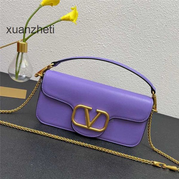 

style handbag genuine leather valentions lady's bags fashionable designer texture underarm classic layer cowhide chain single shoulder