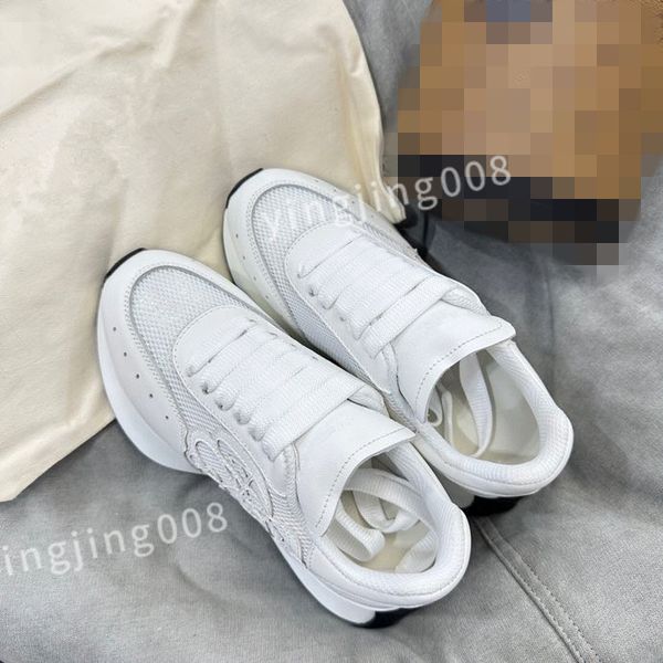 

2023 men women casual shoes canvas sneaker platform triple lace up canva fashion chaussure size 35-46 xinshidai230404, Black