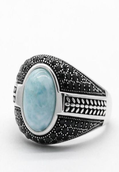 

s925 sterling silver inlaid oval tiger eye 810 natural sea vein gemstone men039s ring european fashion silver jewelry1641690