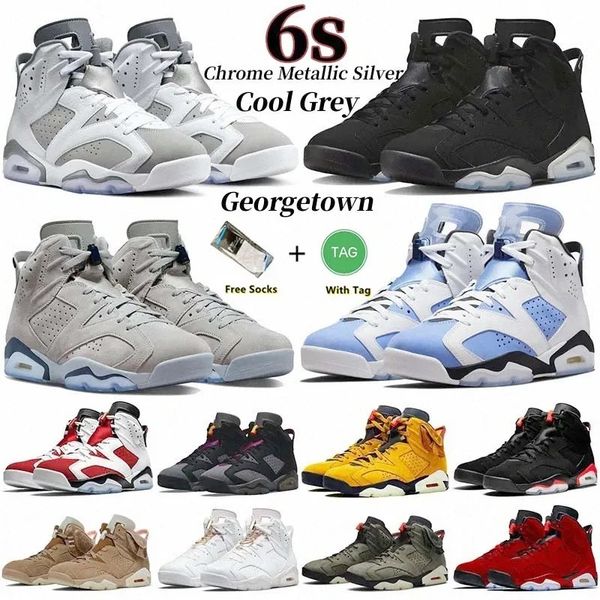 

cool grey jumpman 6 basketball shoes men 6s unc metallic silver carmine georgetown bordeaux midnight navy british khaki dmp infrared sports