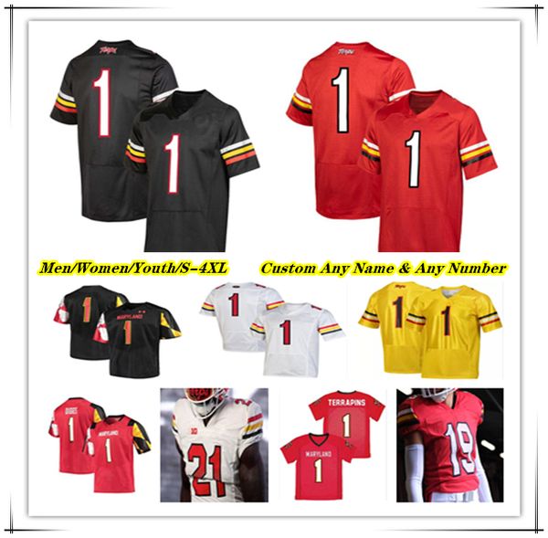 

Maryland Terrapins Colleg Football Jersey Taulia Tagovailoa Roman Hemby Colby McDonald Antwain Littleton II Jeshaun Jones Tai Felton Kaden Prather Beau Brade 4XL, Men yellow