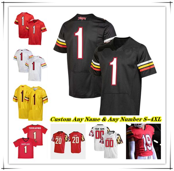 

Ncaa Colleg Maryland Terrapins Football Jersey Stefon Diggs Taulia Tagovailoa Roman Hemby Jeshaun Jones Beau Brade Caleb Wheatland Tai Felton Colby McDonald Still, Men red