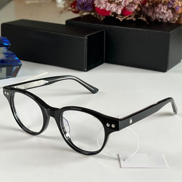 

Retro designer optical glasses for men and women design office meetings afternoon tea plate frames oval frames fashionable business transparent glasses 0255S