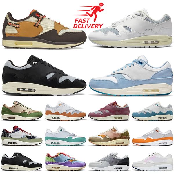 

Designer Running Shoes for Men Women Baroque Brown Saturn Gold Waves White Blueprint trainers outdoor sports sneakers