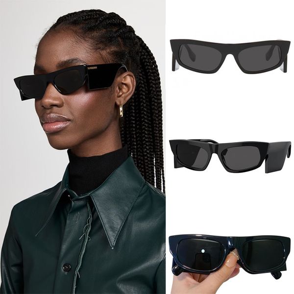 

Retro designer sunglasses designed for men and women at beach parties Halloween irregular panels cat eye frames technology wide legs trendy and cool 4385