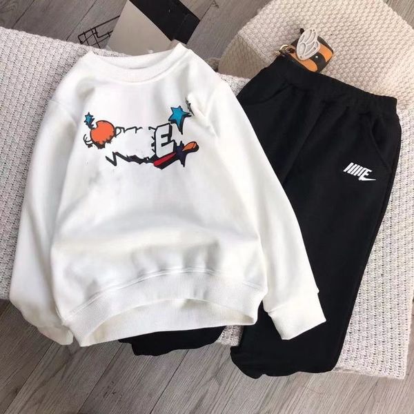 

Newest Designer Ess Hoodie Baby Sweaters Kids Clothing Sets Boys Girls Clothes Warm Luxury Brand Design Tracksuit Children Youth Outfits, Black