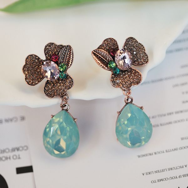 

Top-quality MoonRiverJewel Designer Jewelry Fashion Flower Gemstone Earrings
