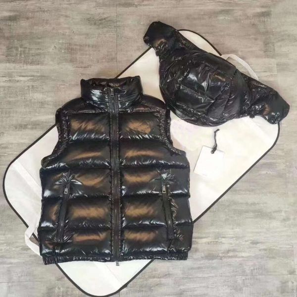 

Winter Men Vest Classic Down Vests Designs Mens Womens Sleeveless Puffer Jacket Warm Windbreaker Waistcoat 5XL, Black