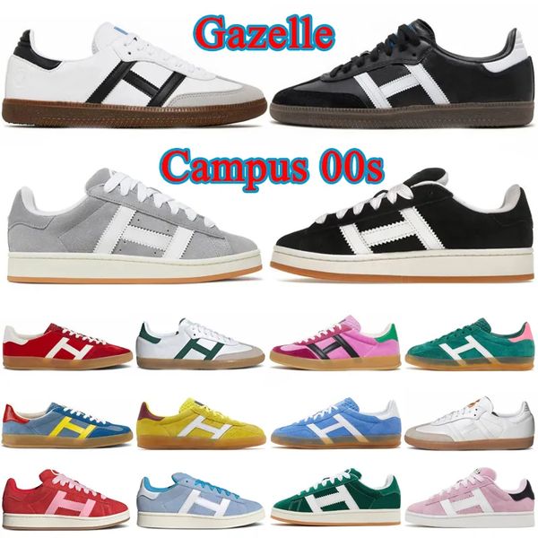 

Campus 00s designer Casual Shoes men women Gazelle Vegan Suede Core Black White Gum Mexico Light Blue sky Pink Velvet mens trainers womens outdoor sneakers 36-45, 22