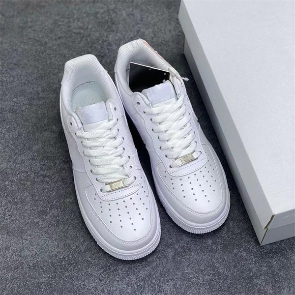 

Dupe 07 Low Black And White Unisex Skate Shoes Luxury Men Designer Footwear Classic AF 1 Women Forces Sneakers AAAAA Quality No Box