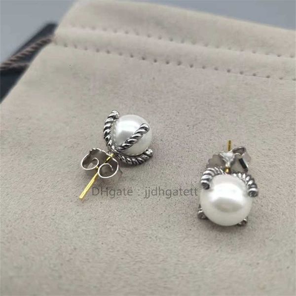 

earrings Jewelry free designer luxury bijoux jewelry fashion shipping woman earring Earrings Luxury Pearl Stud High Quality Dy 925 Silver Needle Accessories gift
