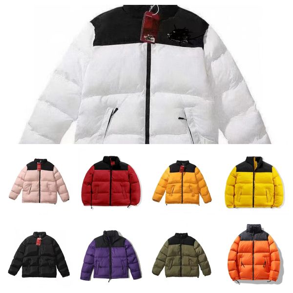

Men's tnf puffer jacket coat woman parkas fashion with classic covered button men women zipper windbreakers outwearmulticolor coats top streetwear size S/M//XL/2XL