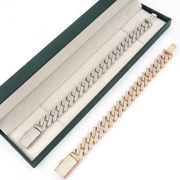 

Fashion Jewelry Miami Vvs Moissanite Sterling Sier Cuban Link Chain
