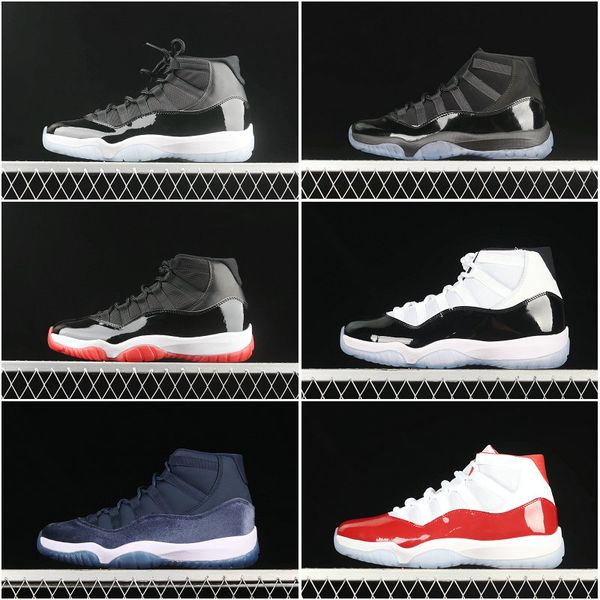 

47Color ley TopQuality 11 13 men women basketball shoes 11s 25th easter platinum tint bred concord midnight navy jubilee cool grey Trainer Size 4-13, 414571-104
